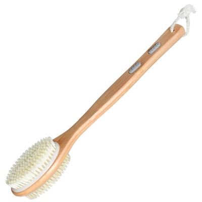 custom logo massage Improves Blood Circulation Natural Bristle  small 100% natural  wooden baby hair brush